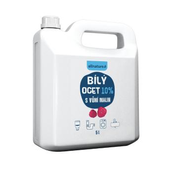 Allnature Bílý ocet 10% s vůní malin 5 l