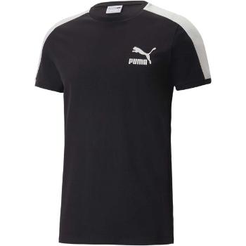 Puma T7 ICONIC TEE Pánské triko, černá, velikost