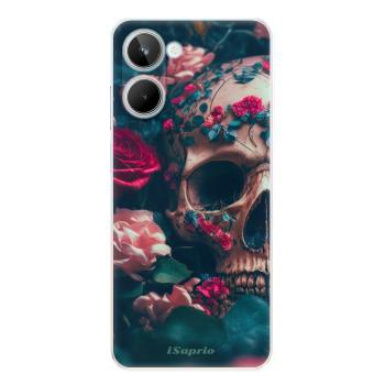 Odolné silikonové pouzdro iSaprio - Skull in Roses - Realme 10