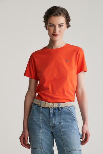 TRIČKO GANT REG SHIELD SS T-SHIRT ORANGE RED