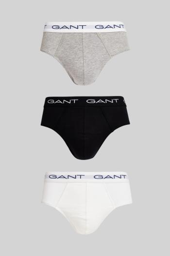 SPODNÍ PRÁDLO GANT BRIEF 3-PACK GREY MELANGE