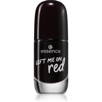 essence Gel Nail Colour lak na nehty odstín 72 LEFT ME ON red 8 ml