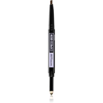 Maybelline Express Brow Satin Duo tužka a pudr na obočí duo odstín 02 - Medium Brown