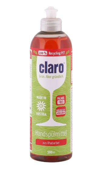 Claro EKO prostředek na mytí nádobí rebarbora 500 ml