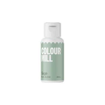 Cakesupplies Olejová barva Colour Mill - Sage šedozelená 20 ml