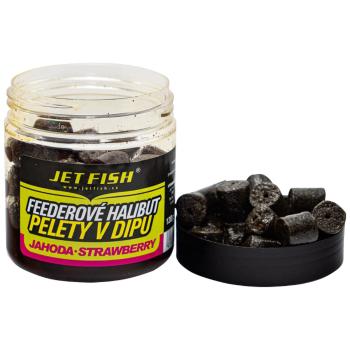 Jet fish feederové halibut pelety v dipu 12 mm 120 g-oliheň