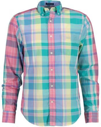 KOŠILE GANT REG UT COLORFUL MADRAS SHIRT PERKY PINK