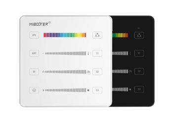 LED Solution Mi-Light RF Nástěnný dálkový ovladač pro RGB a RGBW digitální LED pásky Vyberte barvu: Černá B6-B