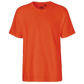 Neutral Pánské tričko Classic z organické Fairtrade bavlny - Oranžová | XXL