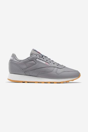 Kožené sneakers boty Reebok Classic Classic Leather šedá barva, GY3599-grey