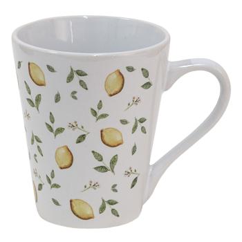 Keramický hrnek s motivem citrónů Lemons & Leafs - Ø 9*10 cm / 300 ml LELMU