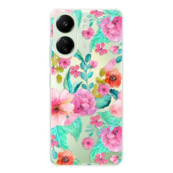 Odolné silikonové pouzdro iSaprio - Flower Pattern 01 - Xiaomi Redmi 13C