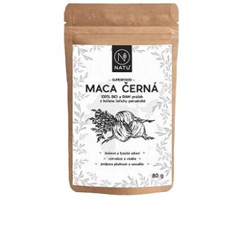 NATU Maca černá BIO prášek 80 g (8596299006394)