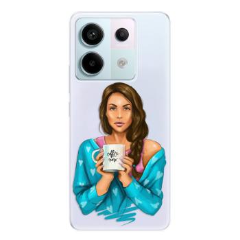 Odolné silikonové pouzdro iSaprio - Coffe Now - Brunette - Xiaomi Redmi Note 13 Pro 5G / Poco X6 5G