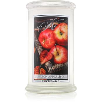 Kringle Candle Bourbon Apple & Oud vonná svíčka 624 g