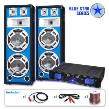 Electronic-Star PA set Blue Star Series „Basskern“, 2800 W