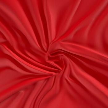 Kvalitex Satin foaie cu elastic roșu , 180 x 200cm, roșu, 180 x 200 cm