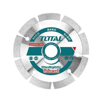 TOTAL-TOOLS Kotouč diamantový řezný, segmentový, suché i mokré řezání, 115cm (TAC2111153)