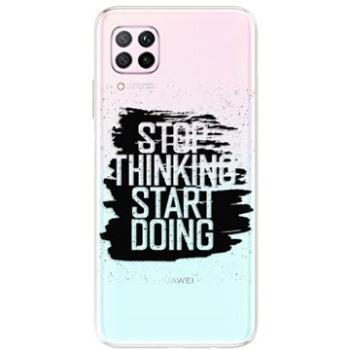 iSaprio Start Doing - black pro Huawei P40 Lite (stadob-TPU3_P40lite)