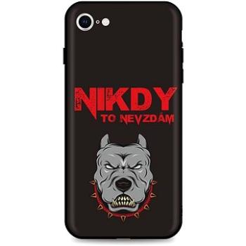 TopQ Kryt iPhone SE 2022 silikon Nikdy to nevzdám 74181 (Sun-74181)