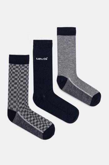 Ponožky Levi's 4-pack tmavomodrá barva, 37157-1167