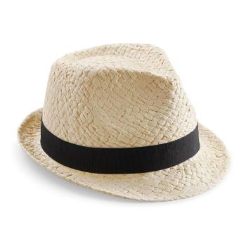 Beechfield Letní klobouk Festival Trilby - Natural | S/M