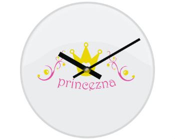 Hodiny skleněné Princezna
