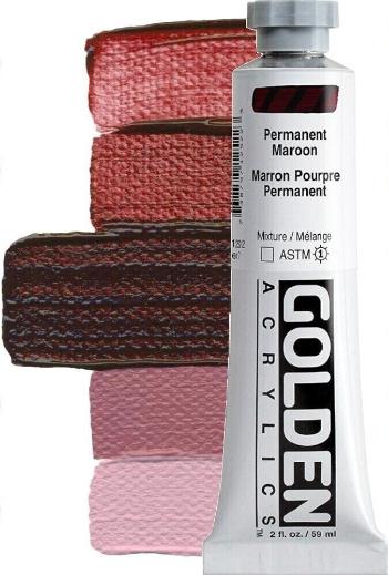 Golden Artist Colors Heavy Body Akrylová barva Permanent Maroon 59 ml 1 ks
