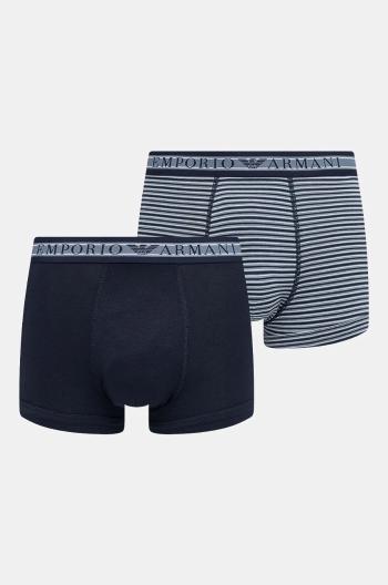 Boxerky Emporio Armani Underwear 2-pack pánské, tmavomodrá barva, 111210 4F542