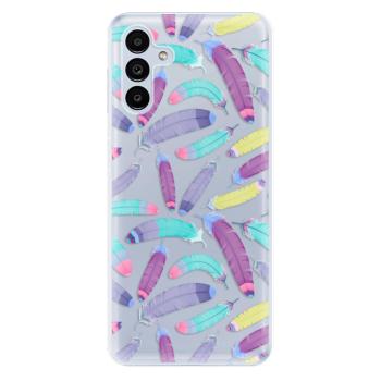 Odolné silikonové pouzdro iSaprio - Feather Pattern 01 - Samsung Galaxy A13 5G