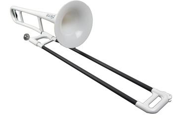 pBone 700646 Plastový trombon White