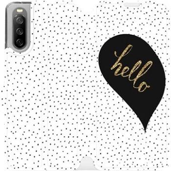 Flip pouzdro na mobil Sony Xperia 10 III - M013P Golden hello (5903516727285)