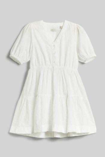 ŠATY GANT BRODERIE ANGLAISE DRESS WHITE