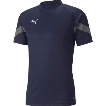 Puma TEAMFINAL TRAINING JERSEY TEE Pánské sportovní triko, tmavě modrá, velikost