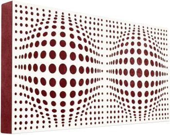 Mega Acoustic FiberPRO120 AcouSphere White/Dark Red Absorpční dřevěný panel