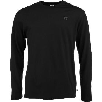 Russell Athletic LONG SLEEVE TEE SHIRT M Pánské tričko, černá, velikost