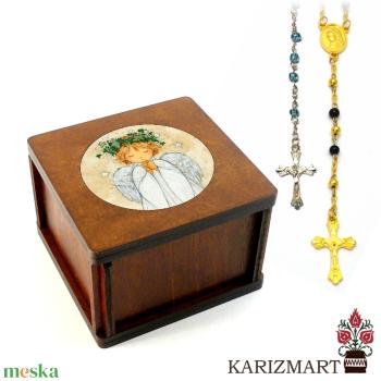 ✟ Rózsafüzér díszdobozzal #DD01-RF-7