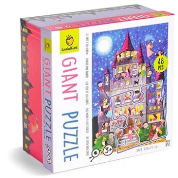 Ludattica Obří podlahové puzzle Víly a zlobři, 48 dílků (74884)