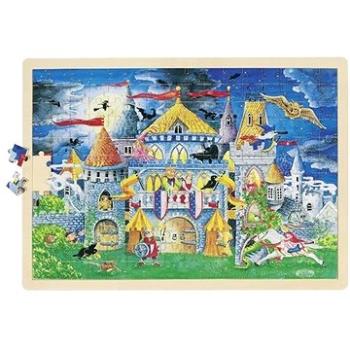 Goki Dřevěné puzzle Pohádková hodina 192 dílků (57949)