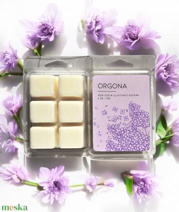 Orgona illatviasz kockák 75g, Tavaszi orgona virág wax melt illatviasz kocka