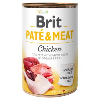 Brit PATÉ & MEAT Chicken konzerva pre psov 400 g