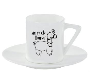 Espresso hrnek s podšálkem 100ml No prob llama