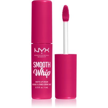 NYX Professional Makeup Smooth Whip Matte Lip Cream sametová rtěnka s vyhlazujícím efektem odstín 09 Bday Frosting 4 ml