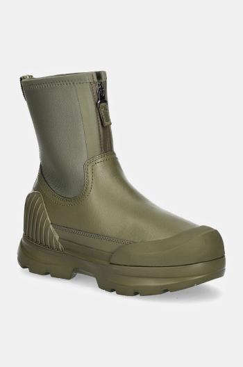 Holínky UGG Neumel X Zip dámské, zelená barva, 1158235-BVS