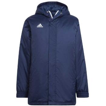 adidas ENTRADA 22 STADIUM JACKET Juniorská fotbalová bunda, tmavě modrá, velikost