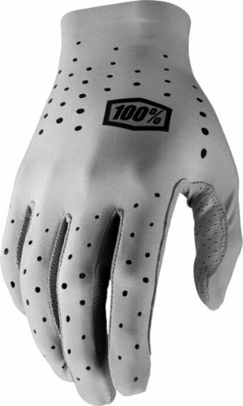 100% Sling Bike Gloves Grey S Kesztyű kerékpározáshoz