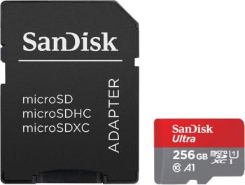 SanDisk Ultra microSDXC 256 GB + SD Micro SDXC 256 GB Paměťová karta