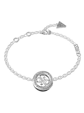 Guess Stylový ocelový náramek 4G Loop JUBB02289JWRHBK 21 cm