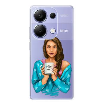 Odolné silikonové pouzdro iSaprio - Coffe Now - Brunette - Xiaomi Redmi Note 13 Pro