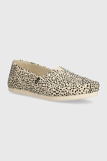 Espadrilky Toms Alpargata béžová barva, 10020669